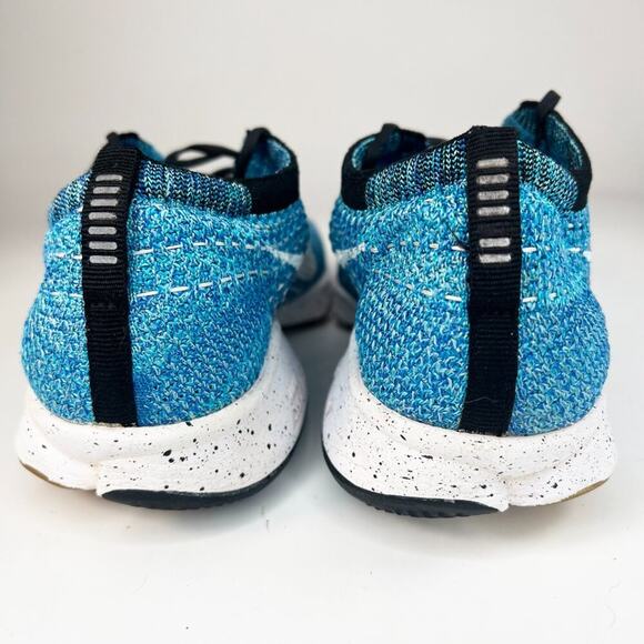 Nike Flyknit Zoom Agility Running Sneakers Shoes Blue Turquoise Women 9 - Picture 4 of 14